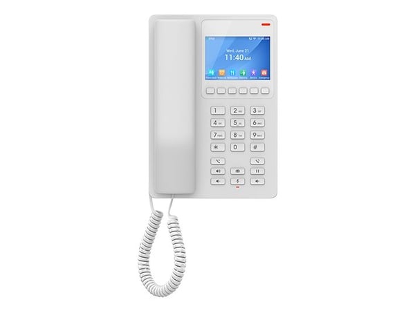 Grandstream GHP Series GHP630 - VoIP-telefon - 3-veis samtalekapasitet - SIP - 2 linjer - hvit