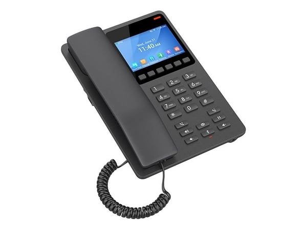 Grandstream GHP Series GHP631 - VoIP-telefon - treveis anropskapasitet - SIP - 2 linjer - svart