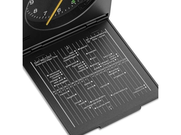 Braun BC05B, Taulukko, Analoginen kello, Suorakulmio, musta, Classic, Akku