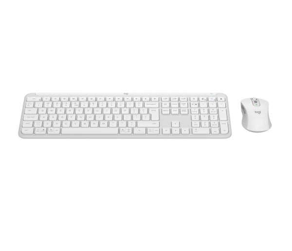 Logitech Signature Slim Combo MK950 - Sats med tangentbord och mus - 100% - full size - trådlös - Bluetooth 5.1 LE - QWERTY - USA, internationellt ...