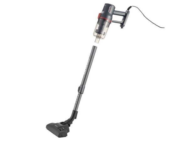 Ariete 2708/00, 2-i-1 stavstøvsuger, Uten pose, Svart, 0,6 l, Aluminium, Tørr