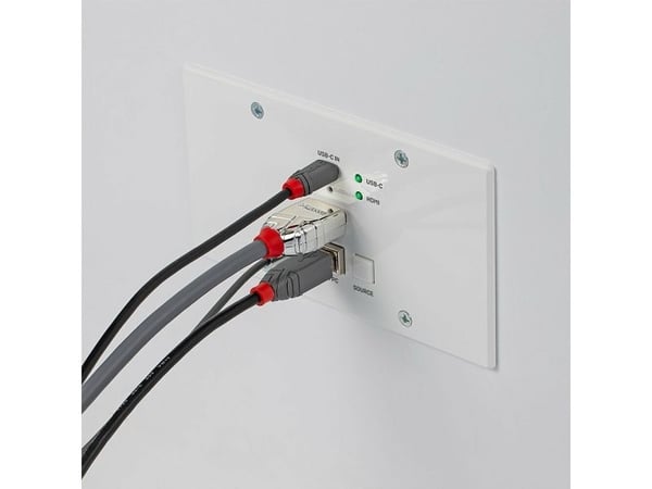 Lindy 38388, Sender, Koblet med ledninger (ikke trådløs), 150 m, Cat6, 3840 x 2160 piksler, 60 Hz