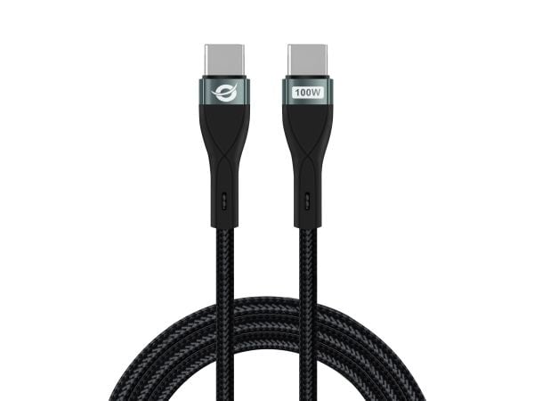 Conceptronic ETTA01B20 USB C-C PD 3.0 100W Ladekabel 2m