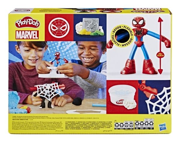 Play-Doh Spiderman Launch & Slice Battle