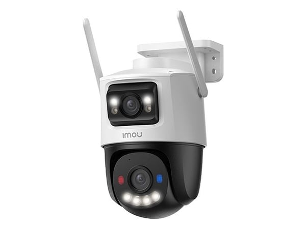 IMOU Cruiser Dual 2 Pro - Nettverksovervåkingskamera - panorering / tipping - lite tårn - utendørs - værbestandig - farge (Dag og natt) - 8 MP - 25...