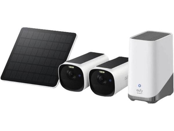 Eufy Cam E41 T8144*2+Homebase3*1+3W aurinkopaneeli EU (3)