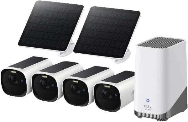 Eufy E8144327, Ledning & Trådløs, Kuppel, Wi-Fi, Utendørs, 100°, 71°