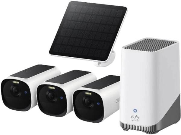 Eufy E8144326, Ledning & Trådløs, Kuppel, Wi-Fi, Utendørs, 100°, 71°