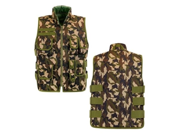 Camouflageväst