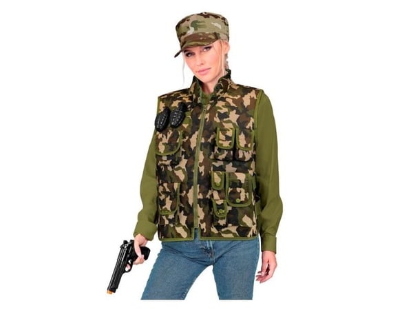 Camouflageväst