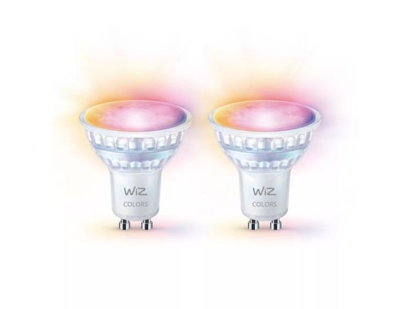 WiZ Spot 2-pack - Smart LED Lighting - Coloured and White Light - GU10 - 50W - Wi-Fi
