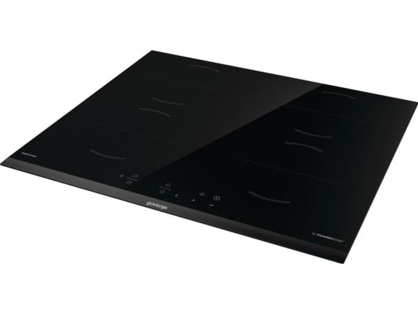 Gorenje GI6401BCE - Induksjonskomfyrtopp - 4 plater - Nisje - bredde: 56 cm - dybde: 49 cm - med skråkant - svart