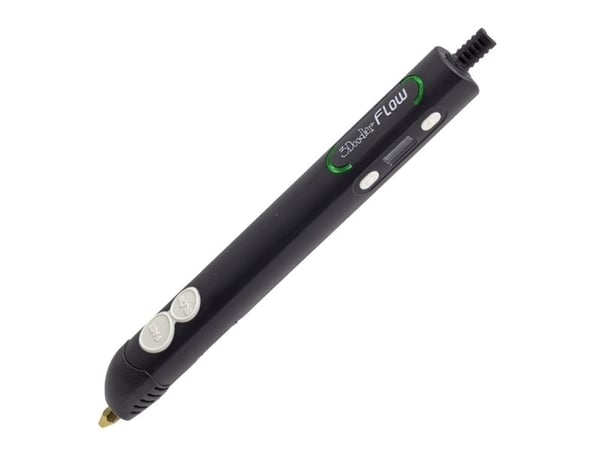 3Doodler FLOW, ABS, Fleksibel Polyester (FPE), Polymelkesyre (PLA), Trefiber, 2,2 mm, Fused Filament Fabrication (FFF), 1,75 mm, 240 °C, 1,5 min