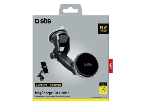 SBS TESUPMAGEXTWIR15W, Mobiltelefon/smarttelefon, Bil, Sort
