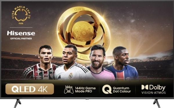 Hisense 75E7NQ PRO, 190,5 cm (75"), 3840 x 2160 pixlar, DLED, Smart-TV, Wi-Fi, Grå