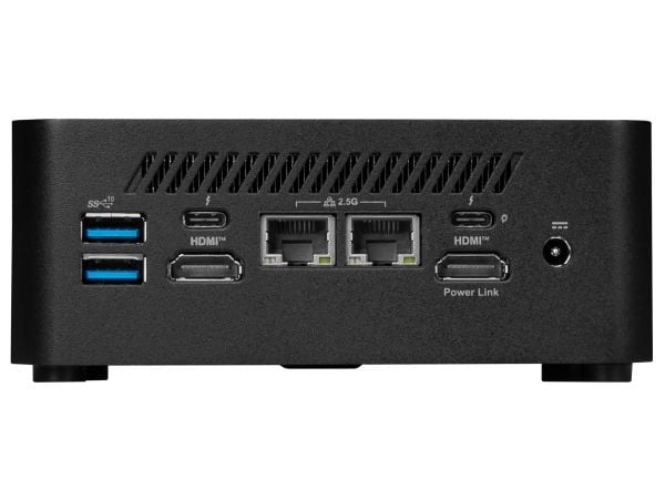 MSI - 1 150U / inntil 5.4 GHz - RAM 0 GB - uten HDD - Gigabit Ethernet, 2.5 Gigabit Ethernet - 802.11a/b/g/n/ac/ax (Wi-Fi 6E) - uten OS - monitor: ...