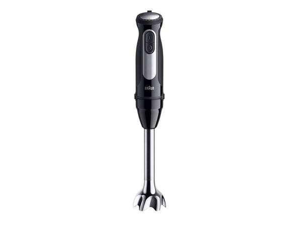 Braun MultiQuick 5 Pro, Stav Mikser, 0,6 l, 1,2 m, 1000 W, Sort, Sølv