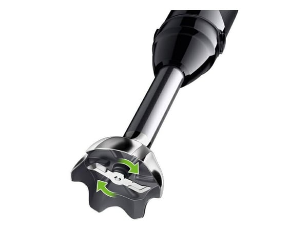 Braun MultiQuick 5 Pro, Stav Mikser, 0,6 l, 1,2 m, 1000 W, Sort, Sølv