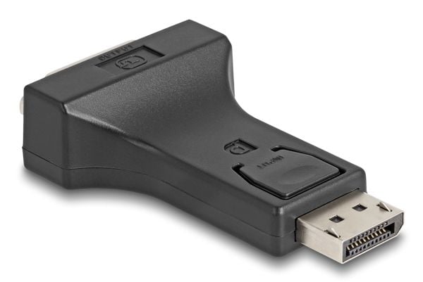 Delock Adapter DisplayPort 1.1 Stecker zu DVI Buchse Passiv schwarz