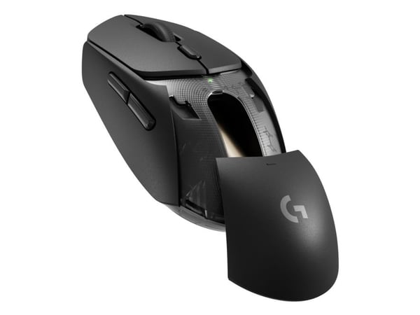 Logitech G G309 - Mus - gaming - optisk - 6 knapper - trådløs - 2.4 GHz, Bluetooth - USB Logitech LIGHTSPEED-mottaker - svart
