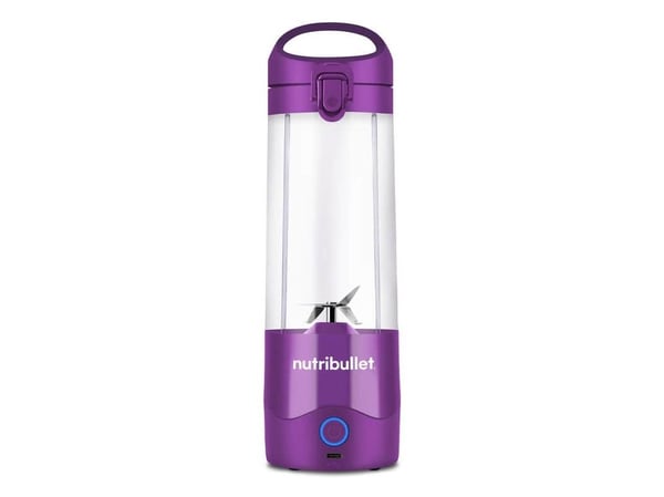 NutriBullet Portable, Bærbar blender, 0,475 l, Pulsfunksjon, Isknusing, 0,5 m, Lilla