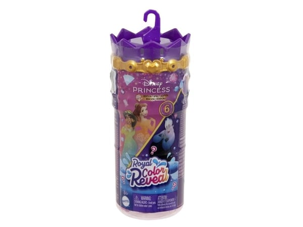 Disney Princess pikku ROYAL COLOR REVEAL nukke CDU, Mininukke, Naispistoke, 3 vuotta, Tyttö, 88.9 mm, Eri värejä