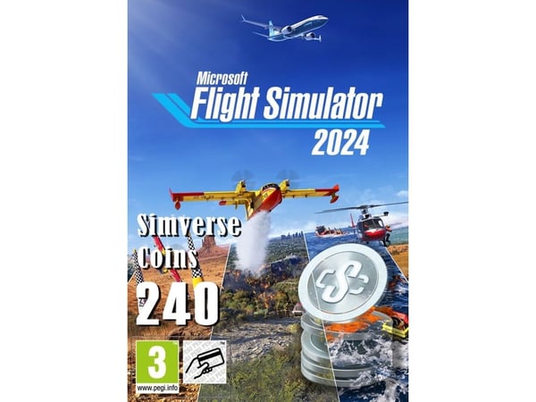 Microsoft Flight Simulator 2024 - 240 Simverse Coins, Xbox Series S, Storbritannia