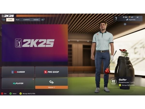 Microsoft PGA Tour 2K25 Legend Edition (XSX), Xbox Series X, Fysisk medium