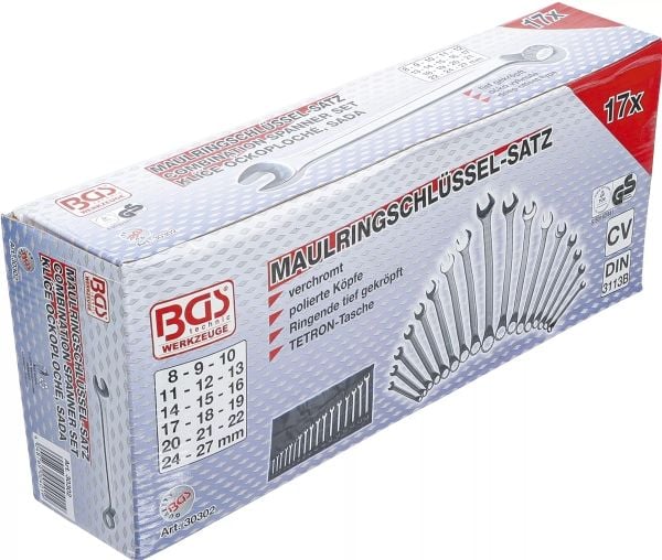 BGS technic Combination Spanner Set, 3,45 kg