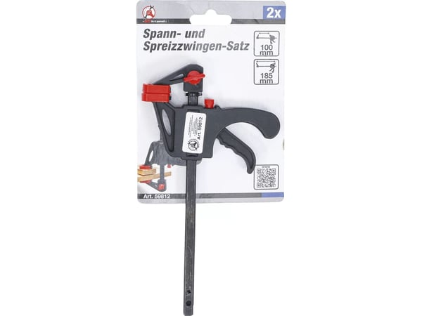 BGS technic Quick Action Clamping and Spreading Clamp Set, 214 g