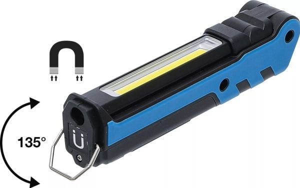 BGS technic Cordless Bendy Lamp, 214 mm, 214 g