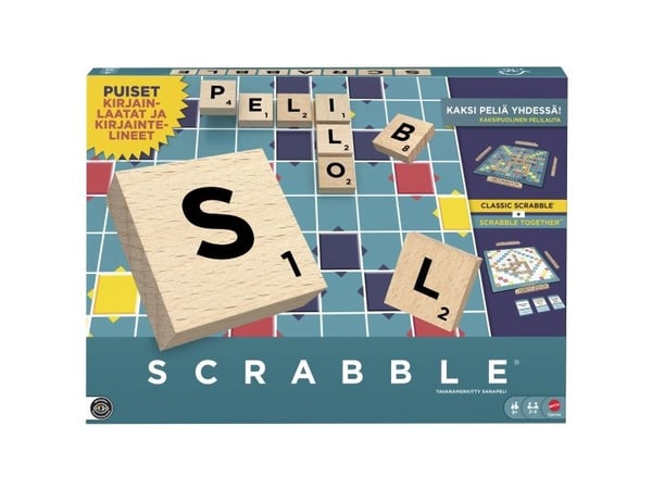 Games Scrabble, Lautapeli, Word, 8 vuosi/vuosia, Perhepeli