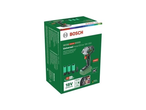 Bosch 4053423319958, Slagtrekker, Pistolhåndtak, 1/2", Grønn, Tyskland, 1200 RPM - SOLO