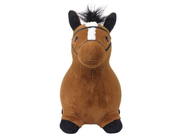 KREA Hop And Bounce Plush Horse, Brown