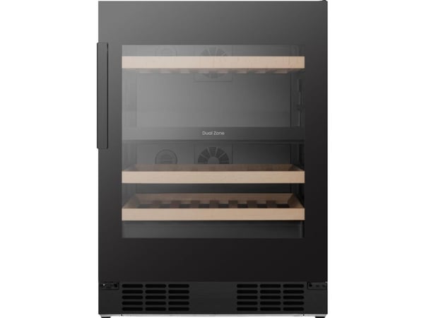Hisense RW3N122GSLF, Vin kjøleskap, Frittstående, 46 flasker, 60 W, Svart, Svart