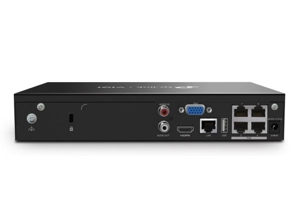 TP-Link VIGI NVR1004H-4P-2TB, 4 kanavaa, 3840 x 2160 pikseliä, 720p, 1080p, 2160p, 3840x2160,1920x1080, 1680x1050, 1440x900, 1280x1024, 1024x768, 1...