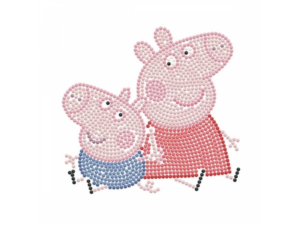 DIAMOND DOTS kreativt sett for tegning med diamanter Peppa Pig, DTZ10.010