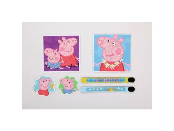 DIAMOND DOTS kreativt sett for tegning med diamanter Peppa Pig, DTZ10.010