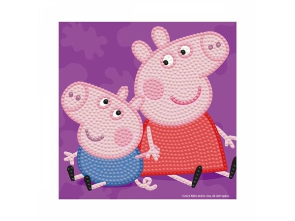 DIAMOND DOTS kreativt sett for tegning med diamanter Peppa Pig, DTZ10.010