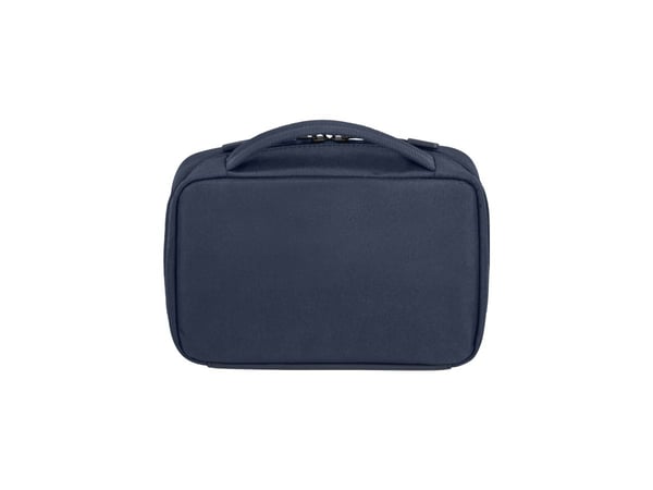 Samsonite Stackd Toilet Kit, Toalettilaukku, Sininen, Polyuretaani (PU), Kierrätetty polyeteenitereftalaatti (rPET), Yksivärinen, Vetoketju, 220 mm