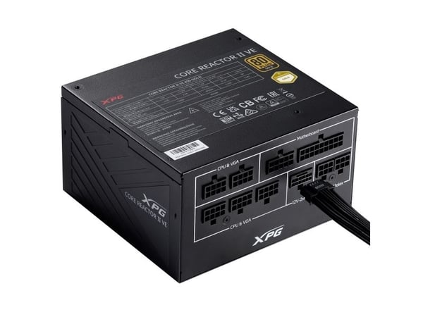 Zasilacz ADATA ADATA XPG zdroj CORE REACTOR II VE 850W, 80+ GULL, Plně Modularní, ATX 3.1 Zasilacz ADATA ADATA XPG zdroj CORE REACTOR II VE 850W, 80+ GULL, Plně Modularní, ATX 3.1