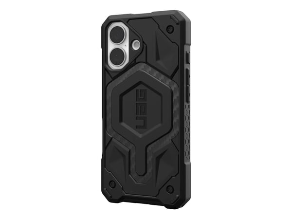 Urban Armor Gear Monarch, Etui, Apple, iPhone 16, 15,5 cm (6.1"), Svart