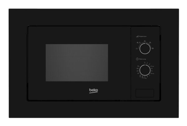 Beko BMOB20202B, Innebygget, Solo mikrobølge ovn, 20 l, 800 W, Rotasjon, Sort