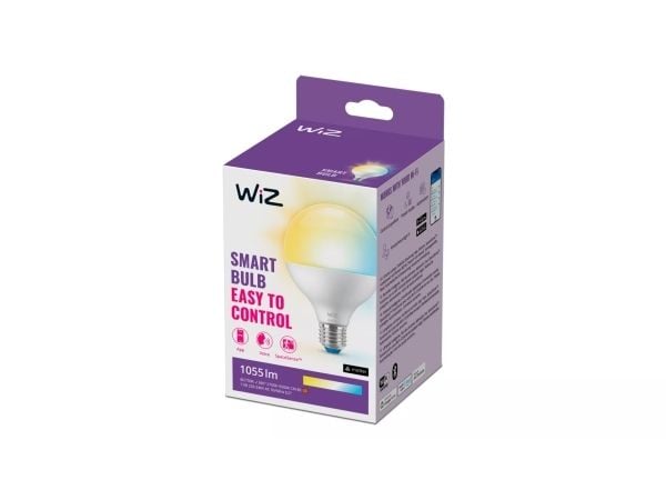 WiFi Smart LED E27 G95 75W 1055lm Varm-kald hvit