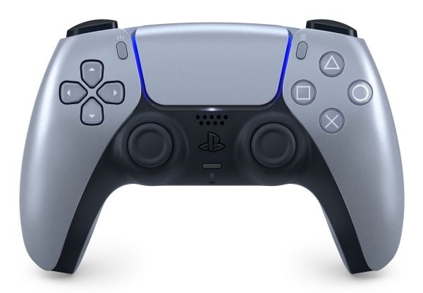 Sony DualSense - Spelkontroll - trådlös - Bluetooth - sterlingsilver - för Sony PlayStation 5