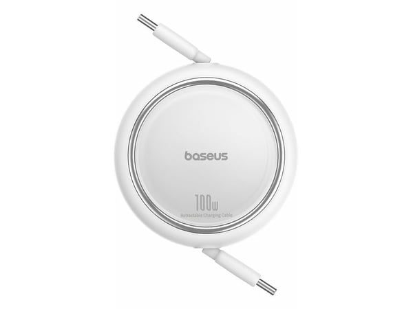 Baseus Free2Pull, 1 m, USB C, USB C, 0,48 Gbit/s, Valkoinen