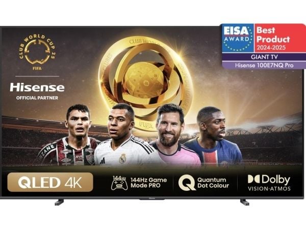 Hisense 100E77NQ PRO - 100" Diagonal klass E77NQ PRO Series LED-bakgrundsbelyst LCD-TV - QLED - Smart TV - VIDAA - 4K UHD (2160p) 3840 x 2160 - HDR...