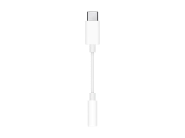 Apple - USB-C til hodetelefons-jakkadapter - USB-C hann til mini-phone stereo 3.5 mm hunn