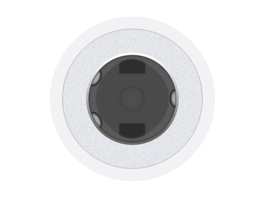 Apple - USB-C til hodetelefons-jakkadapter - USB-C hann til mini-phone stereo 3.5 mm hunn