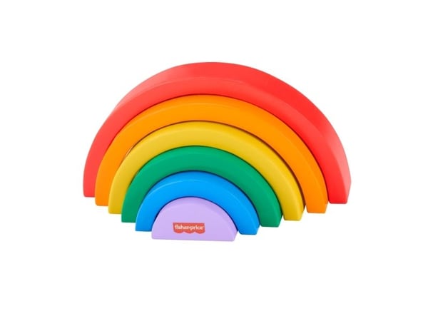 Fisher-Price Wooden Stacking Rainbow, Stableblokker, 1,5 år, Tre, 6 stykker